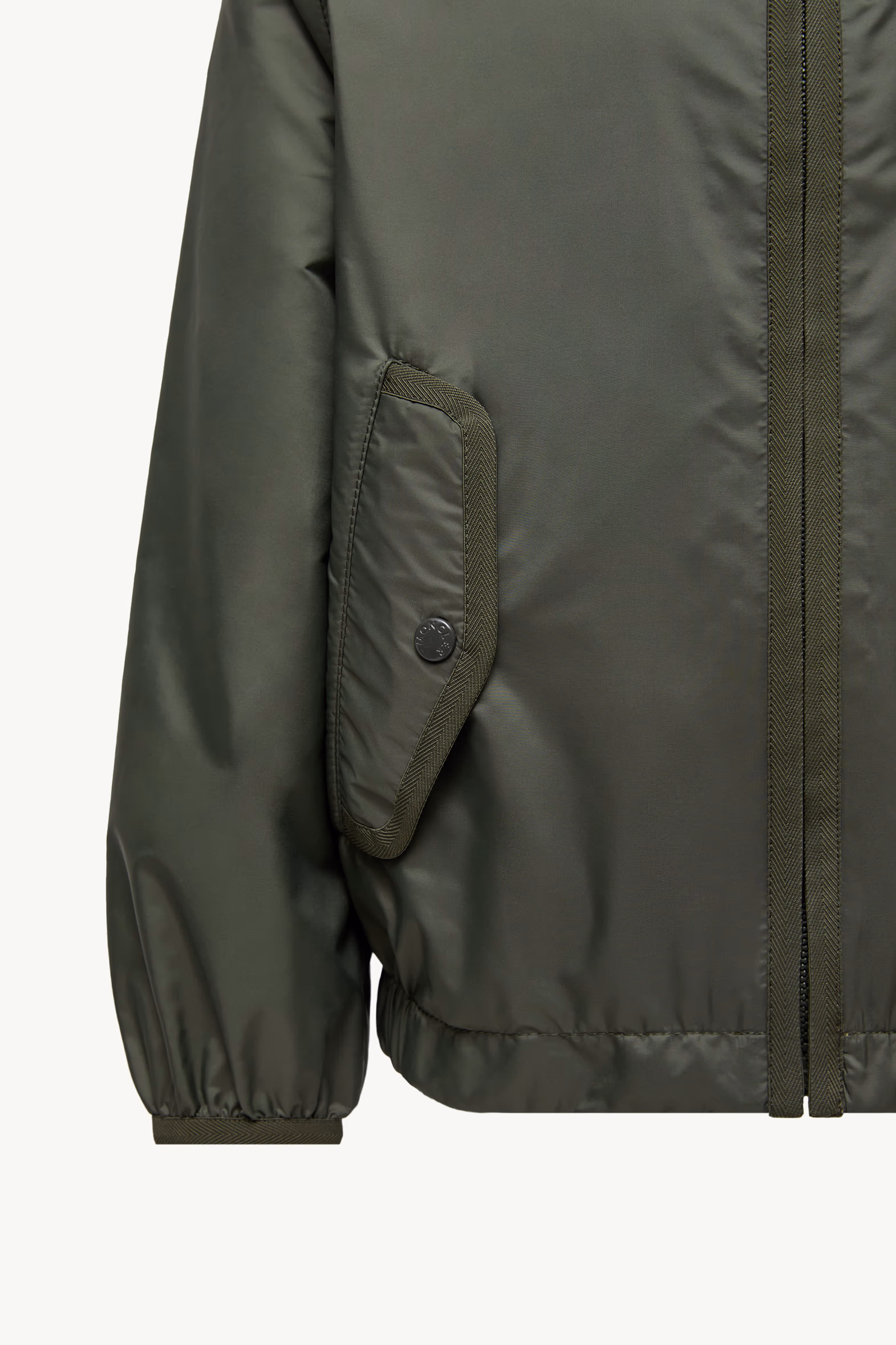 Chaqueta con capucha Ottis Niño Verde Oscuro Moncler 4